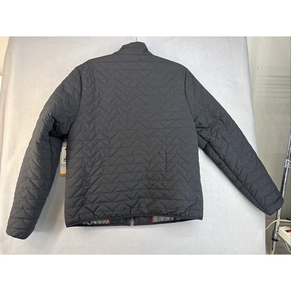 Rainforest Jacket Men size Small, Quilted pattern, zipped pockets, NWT